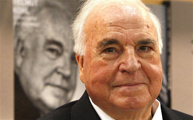 Former German Chancellor Helmut Kohl 